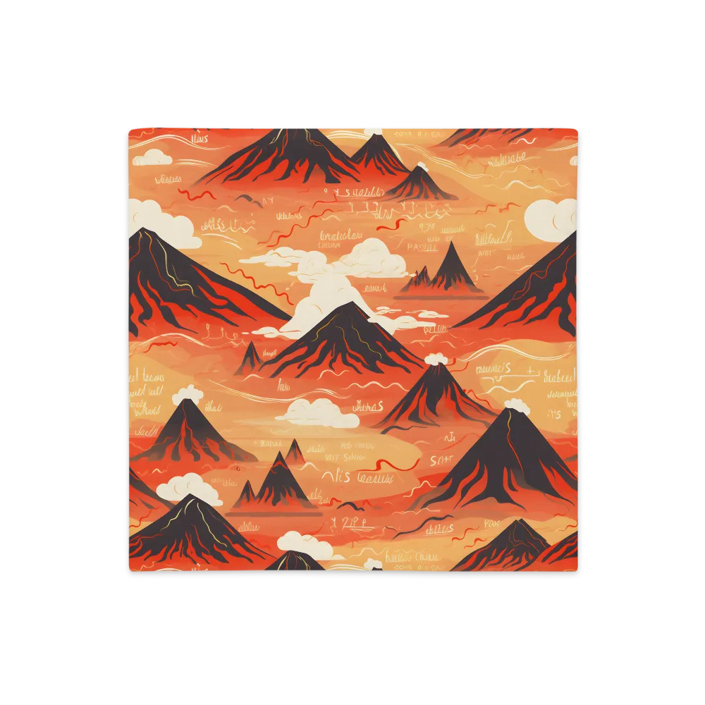 Whispers of the Volcano | Pillow Case | 18″×18″