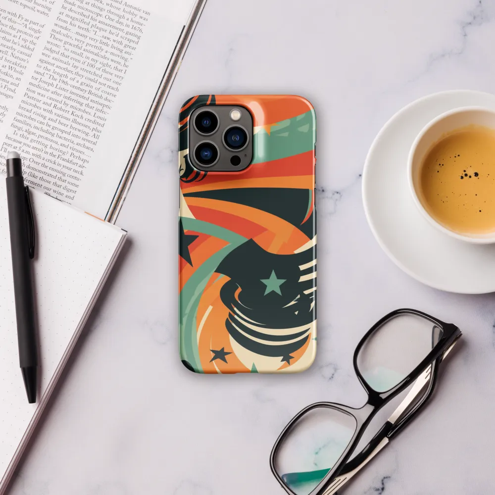 Swirls of Elegance | Phone Case |  14 Pro Max | Snap Case | Glossy