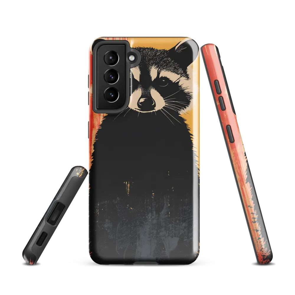 Whimsical Raccoon Portrait