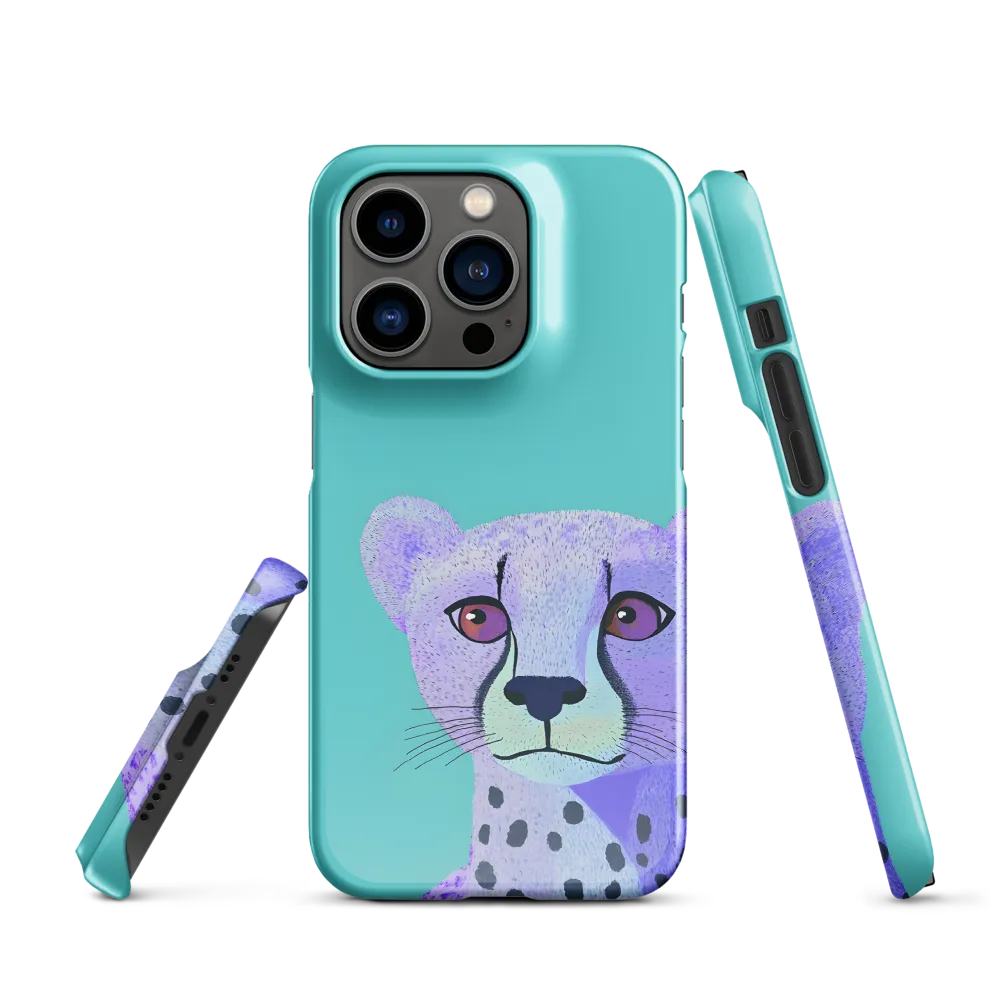 Curious Cheetah | Phone Case |  14 Pro | Snap Case | Glossy