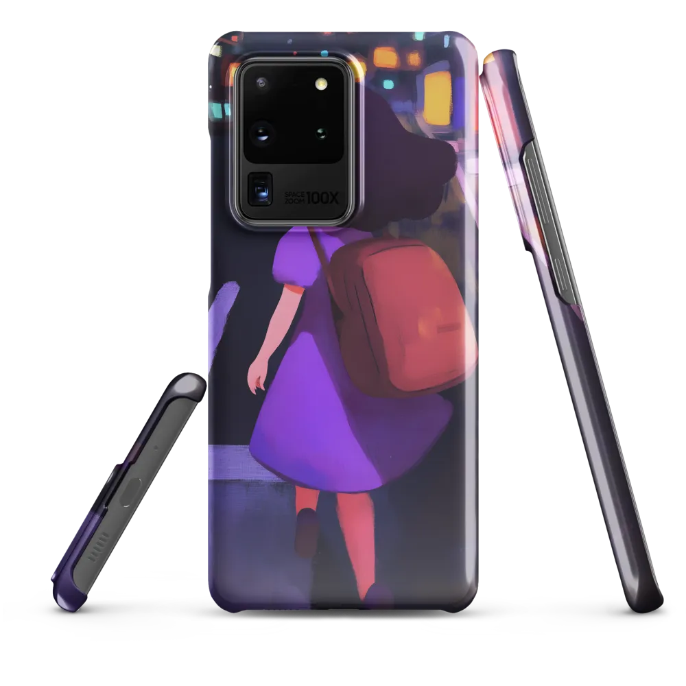 Wandering Through Neon Dreams | Phone Case |  S20 Ultra | Snap Case | Glossy