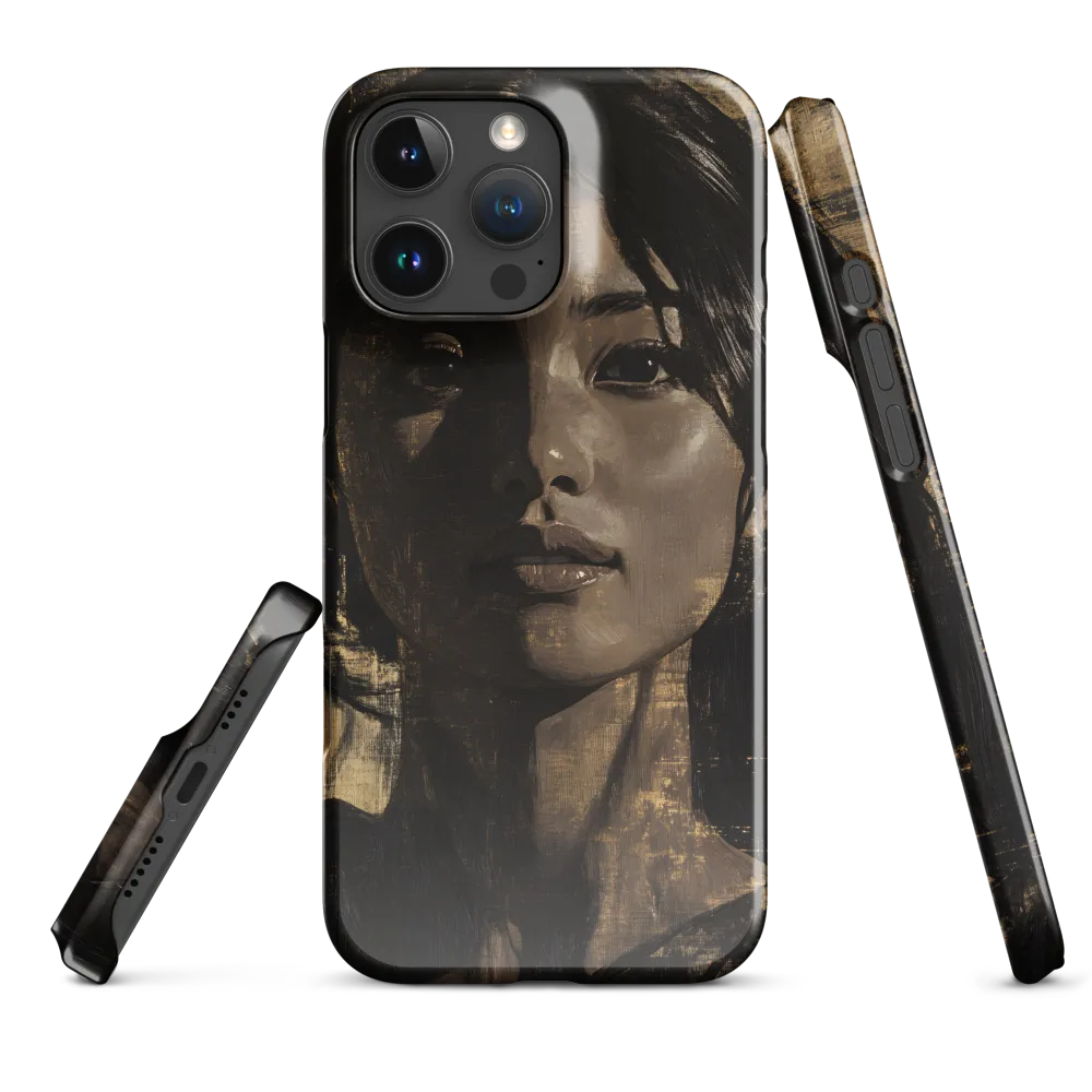 Golden Gaze: A Contemporary Portrait