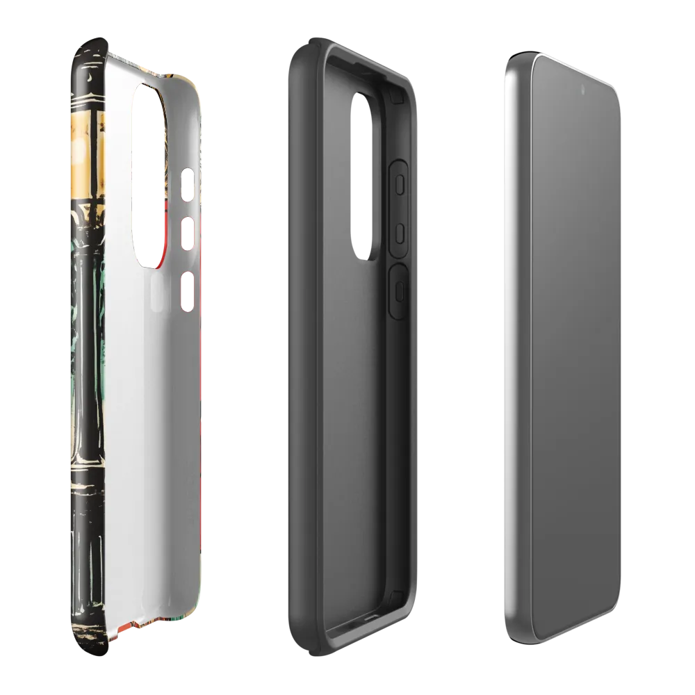 Winter Glamour in Red | Phone Case |  S23 Plus | Tough Case | Glossy