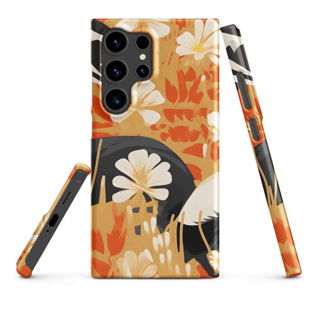 Whimsical Badgers in Bloom