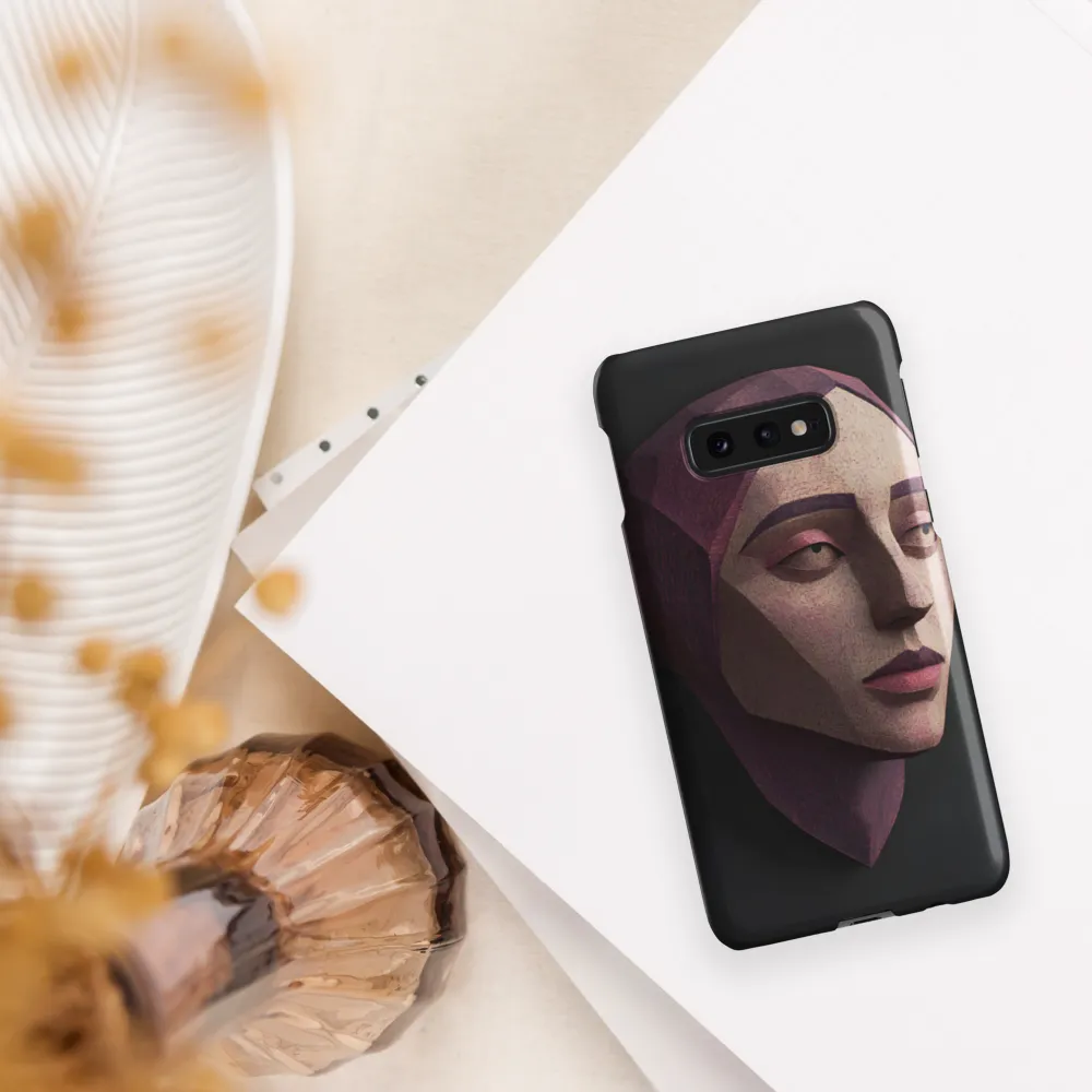 Geometric Elegance: A Contemporary Portrait