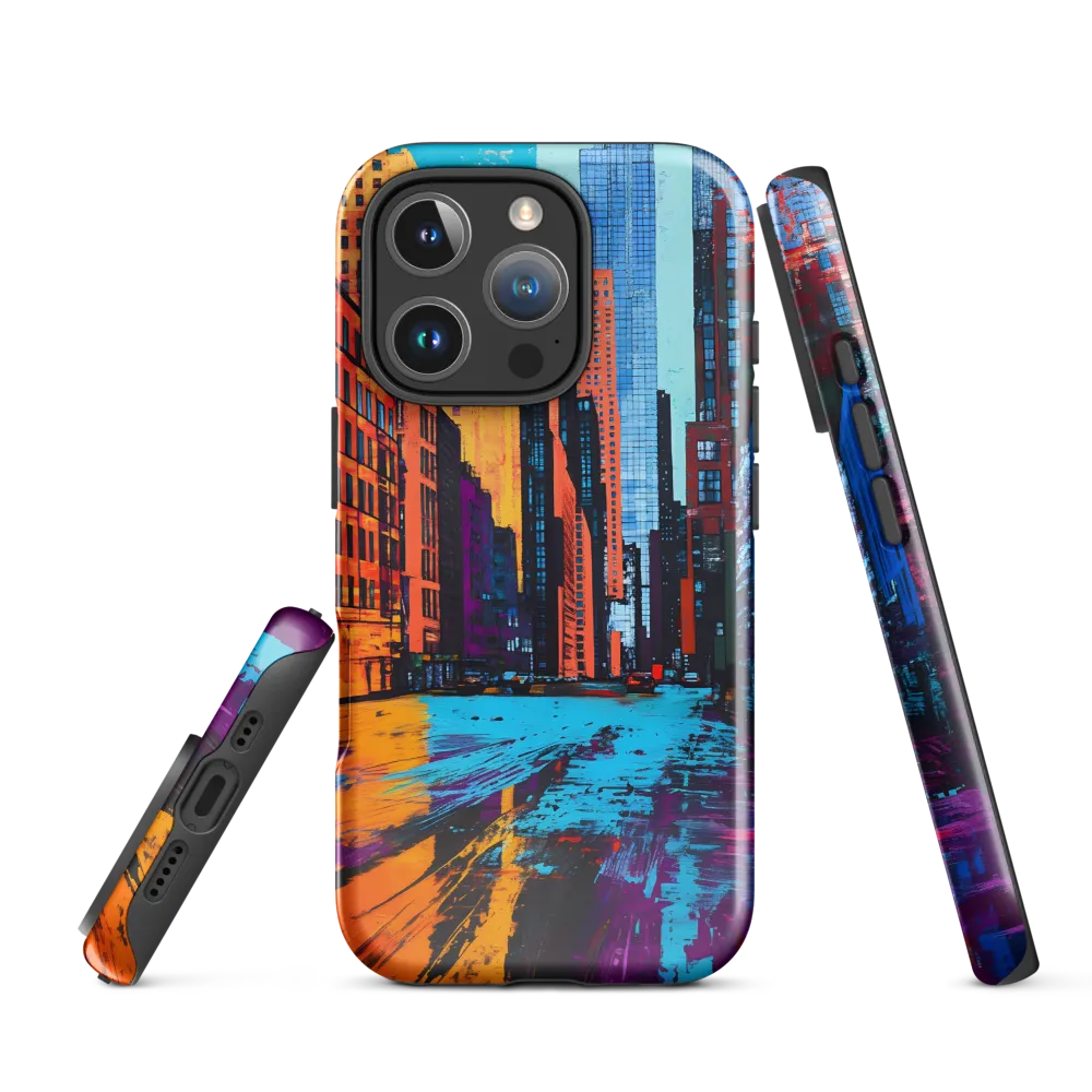 Vibrant Urban Horizons | Phone Case |  16 Pro | Tough Case | Glossy