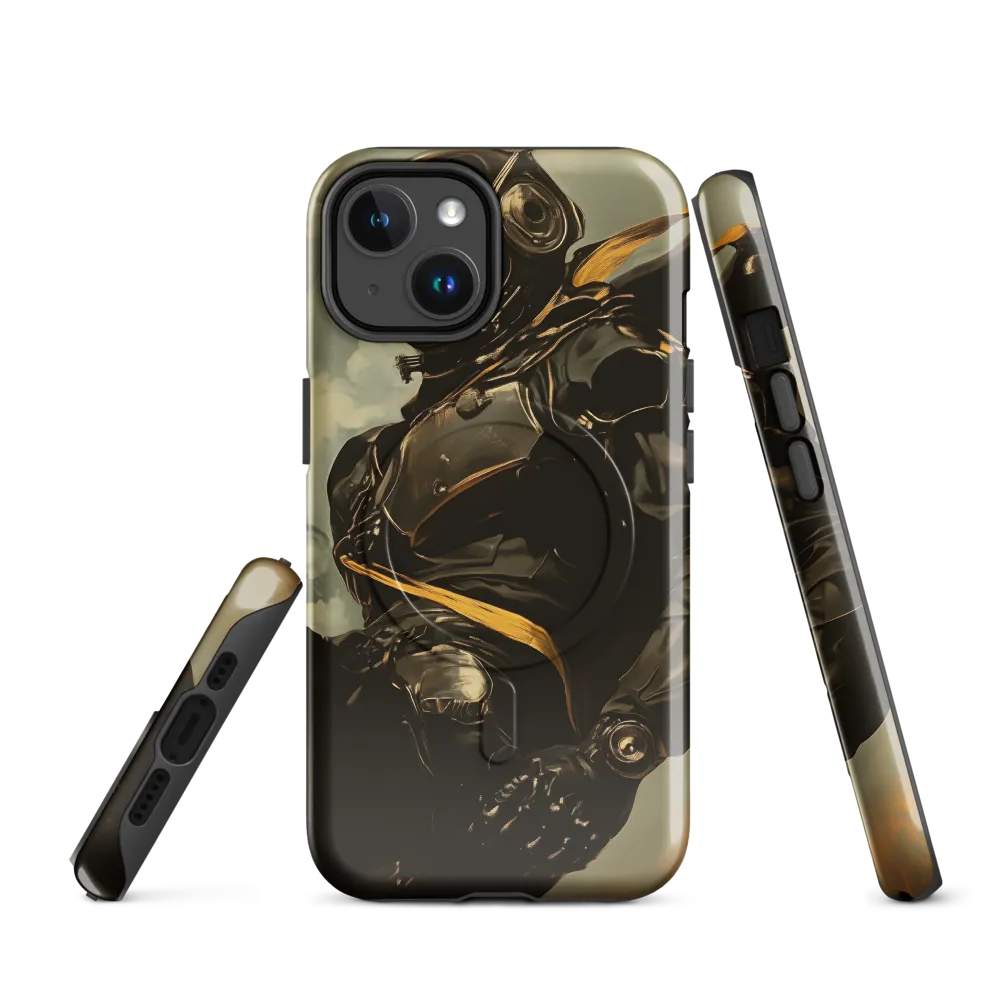 Ethereal Explorer: The Enigmatic Astronaut | Phone Case |  14 | MagSafe® Tough Case | Glossy