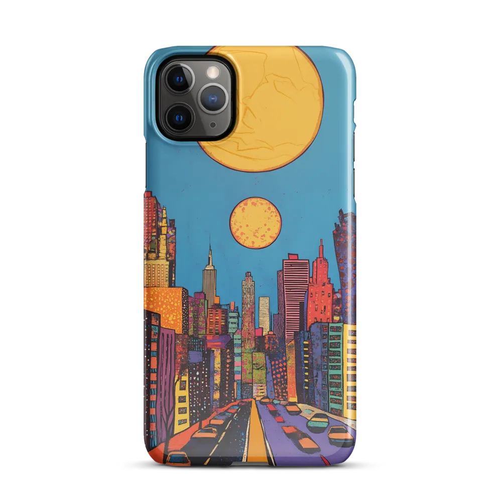 Urban Vibrance: A Pop Art Cityscape | Phone Case |  11 Pro Max | Snap Case | Glossy