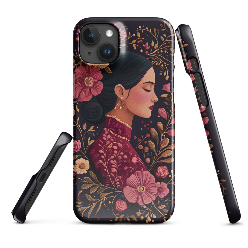 Portrait of Serenity | Phone Case |  15 Plus | Snap Case | Glossy