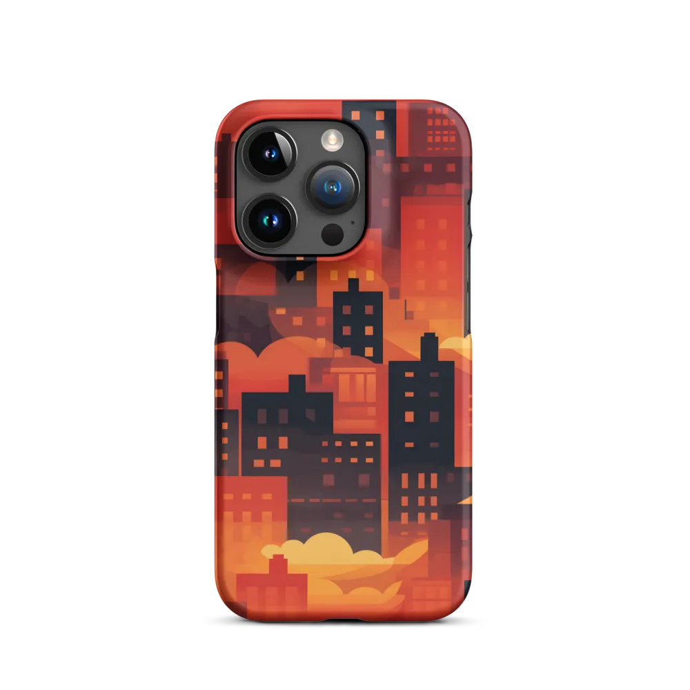 Radiance of the Urban Horizon | Phone Case |  15 Pro | Snap Case | Matte