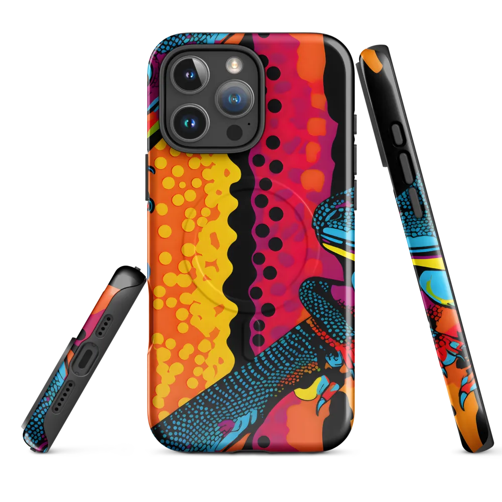 Colorful Encounters: The Playful Geckos