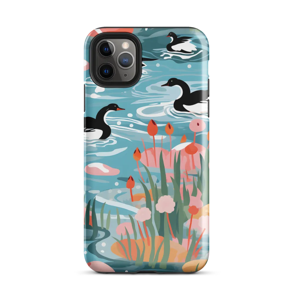 Serenity in Aquatic Harmony | Phone Case |  11 Pro Max | Tough Case | Glossy