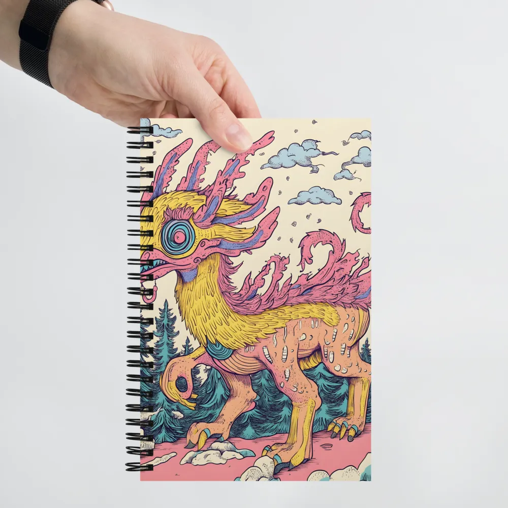 The Whimsical Beast | Spiral Notebook