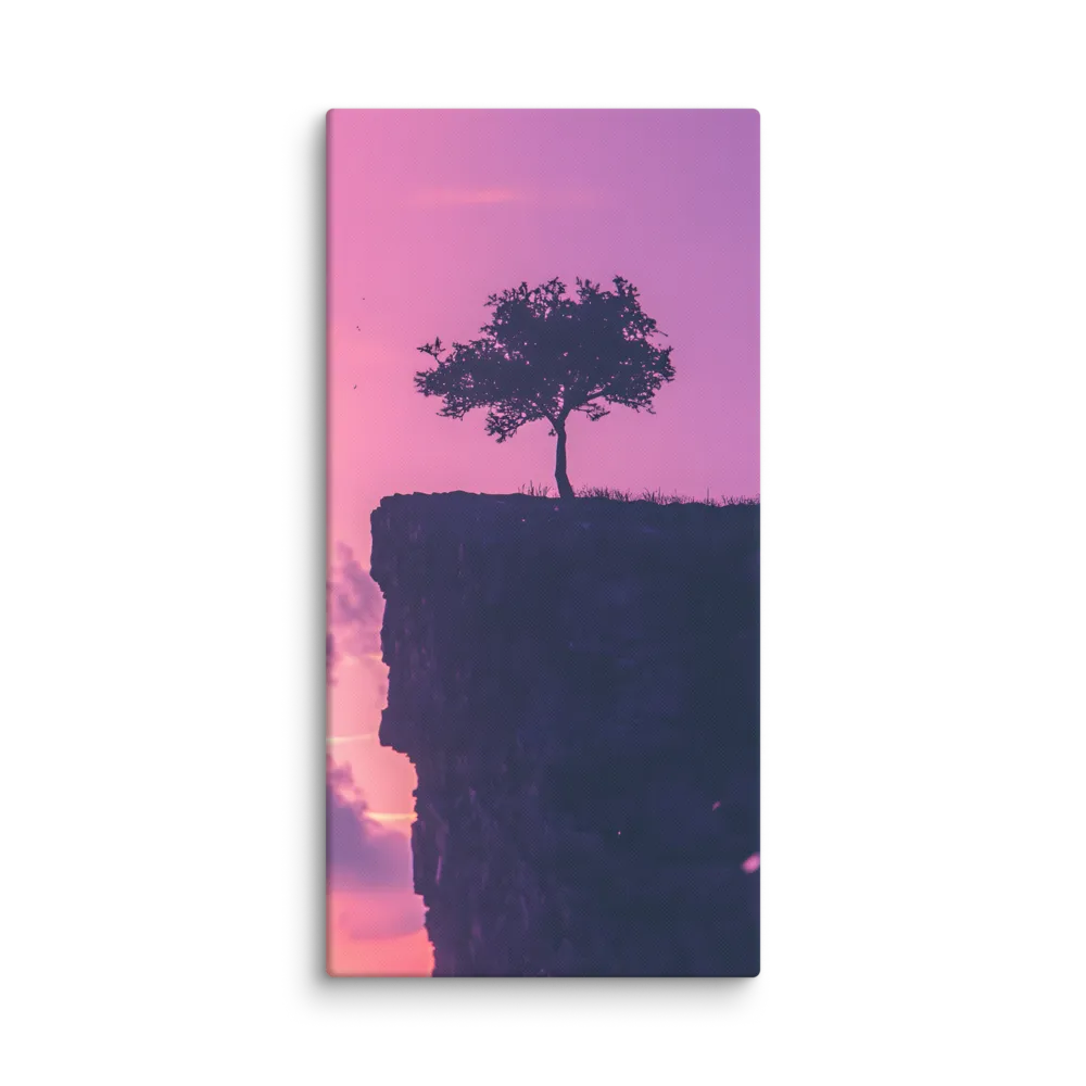 Solitude on the Edge | Canvas | 20″×40″