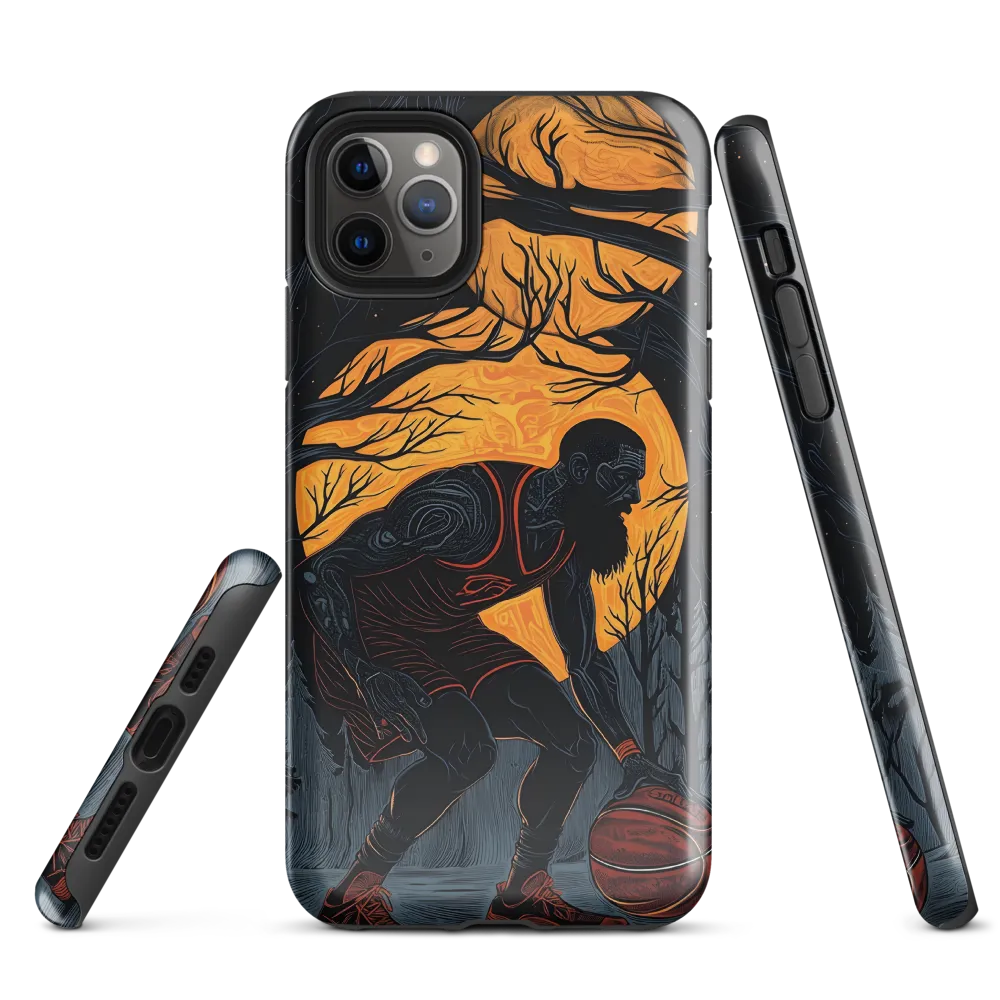 Under the Moonlight: A Basketball Player's Dance | Phone Case |  11 Pro Max | Tough Case | Glossy