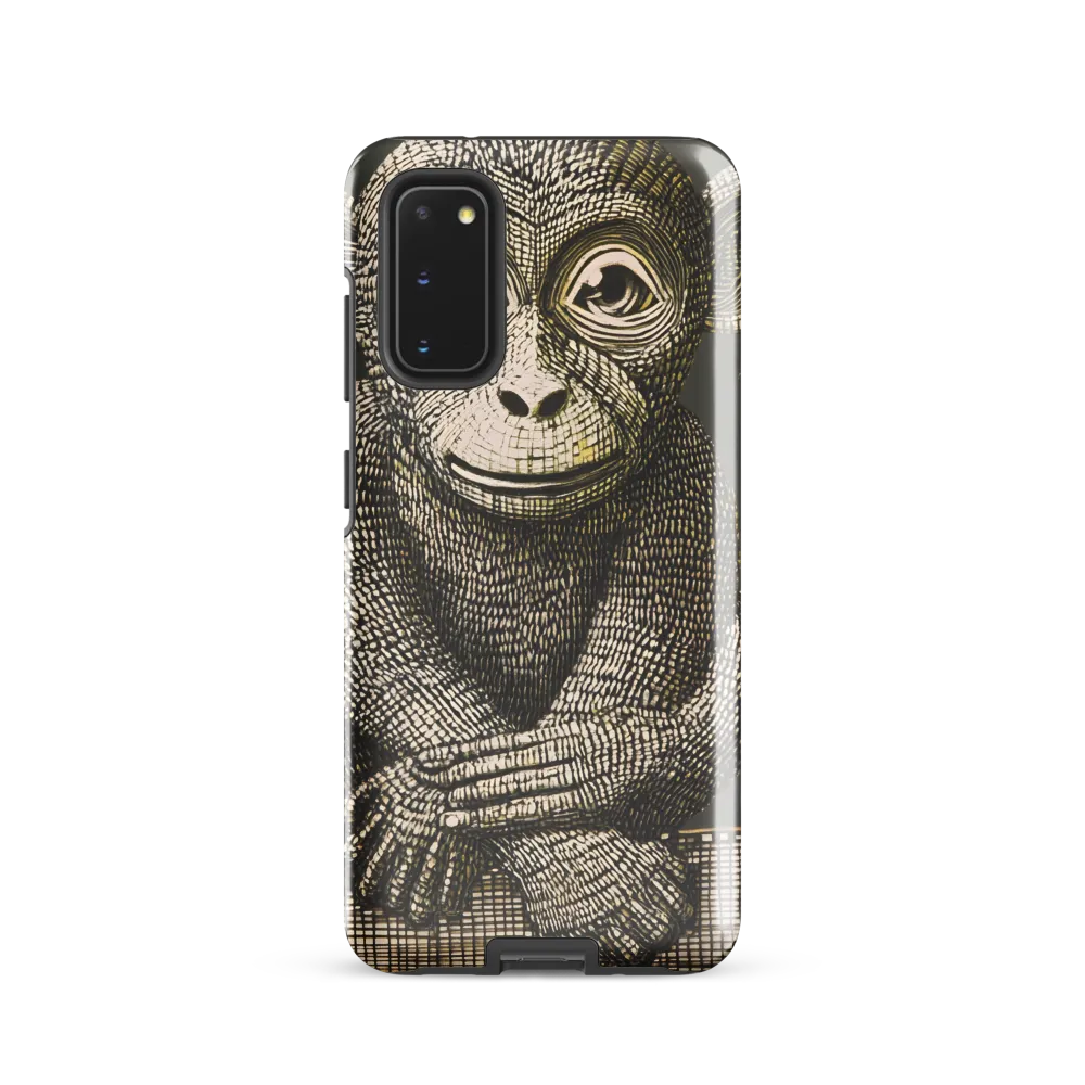 Intricate Primate Portrait