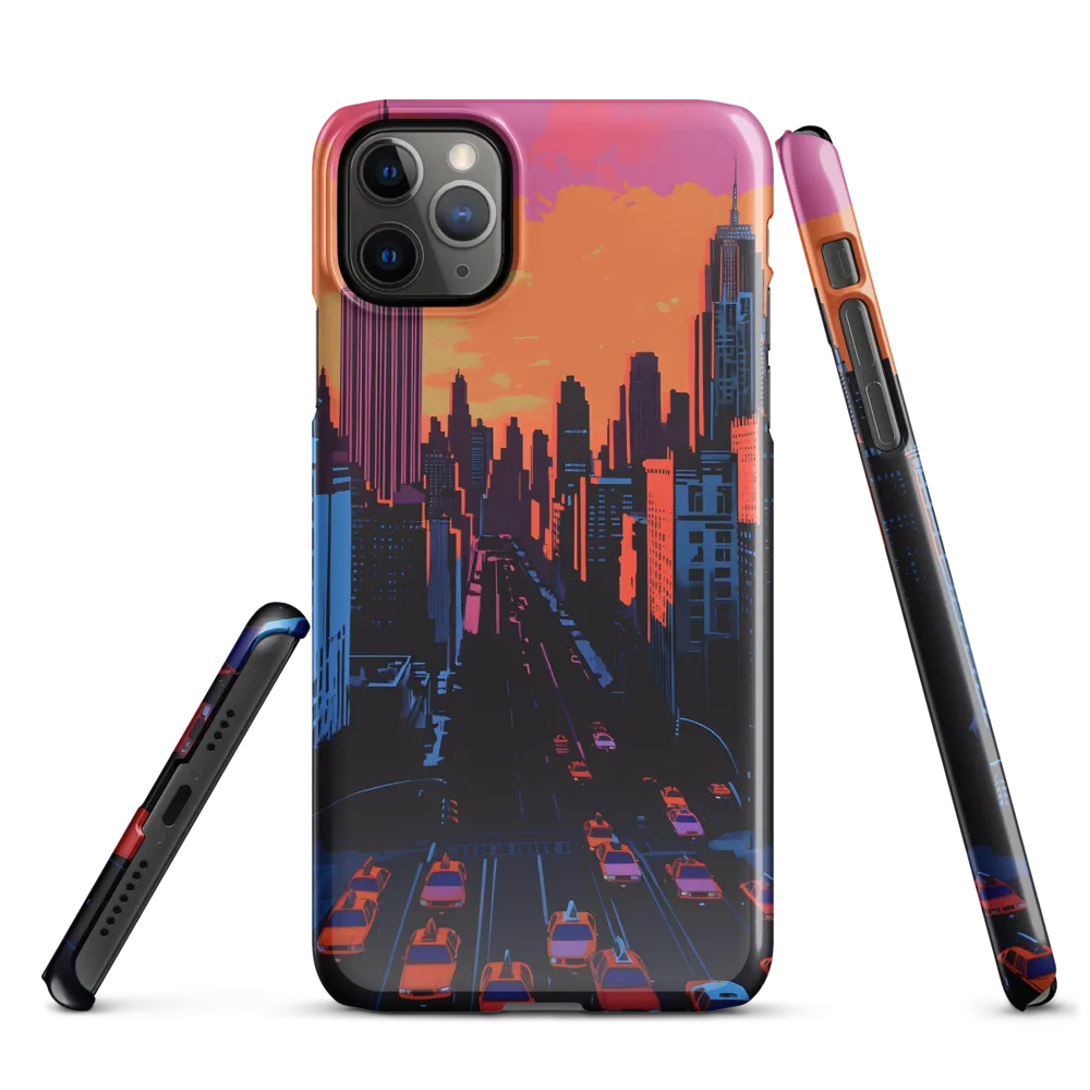 Sunset Over Skyscrapers | Phone Case |  11 Pro Max | Snap Case | Glossy