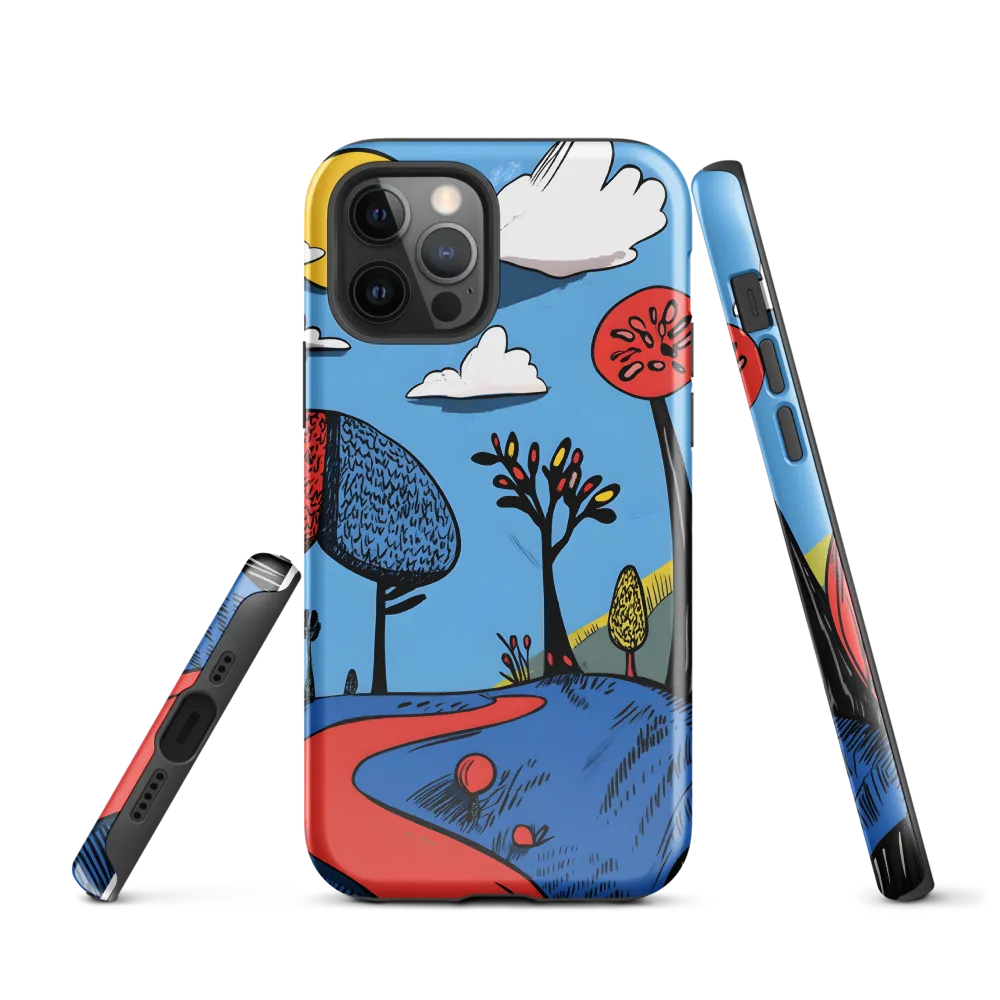 A Playful Journey Through Whimsical Woods | Phone Case |  12 Pro | Tough Case | Glossy