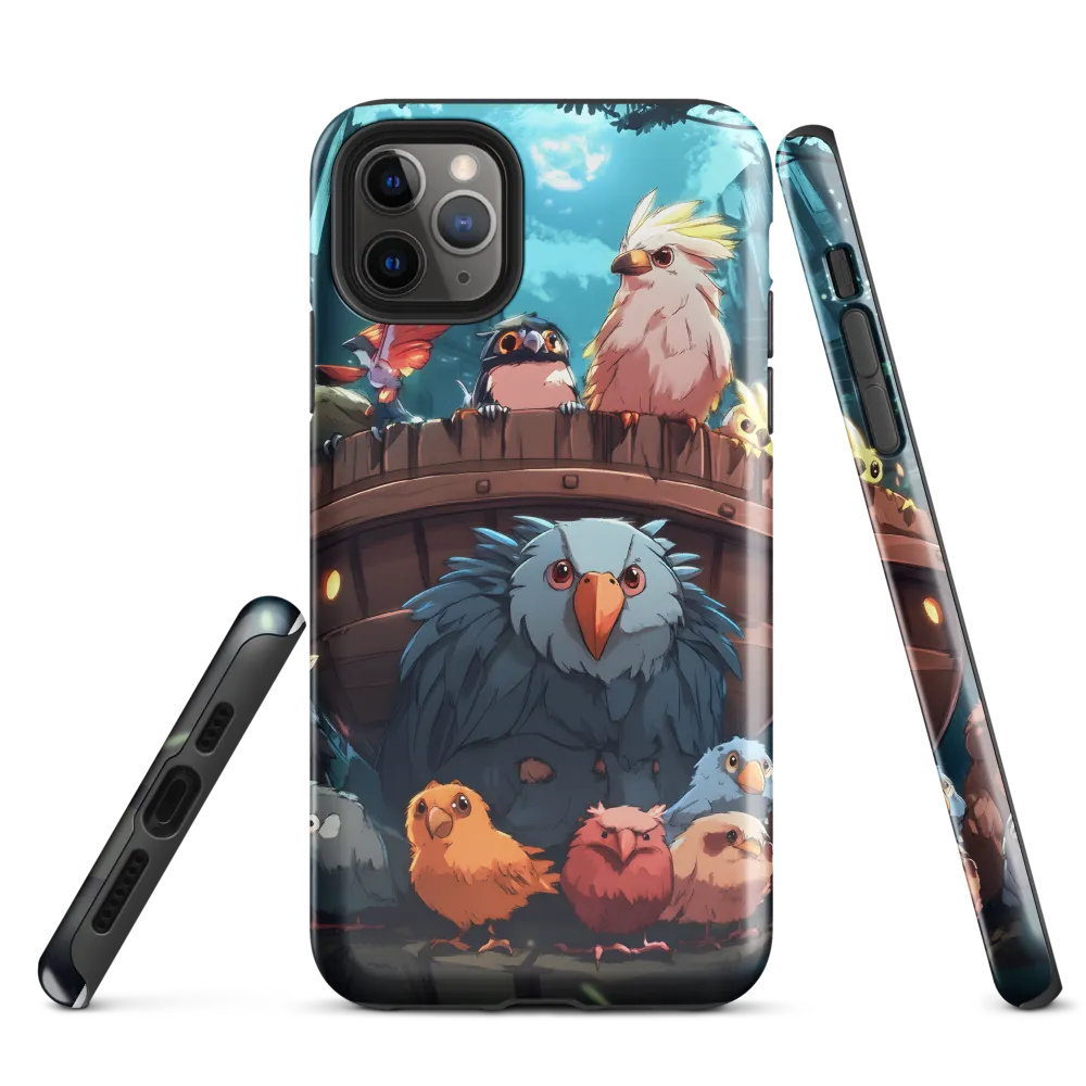 A Gathering of Fantastical Birds | Phone Case |  11 Pro Max | Tough Case | Glossy