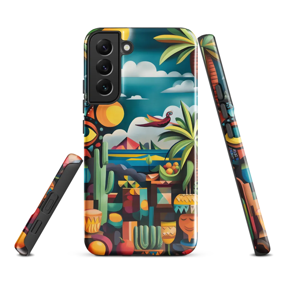 Whimsical Oasis | Phone Case |  S22 Plus | Tough Case | Glossy