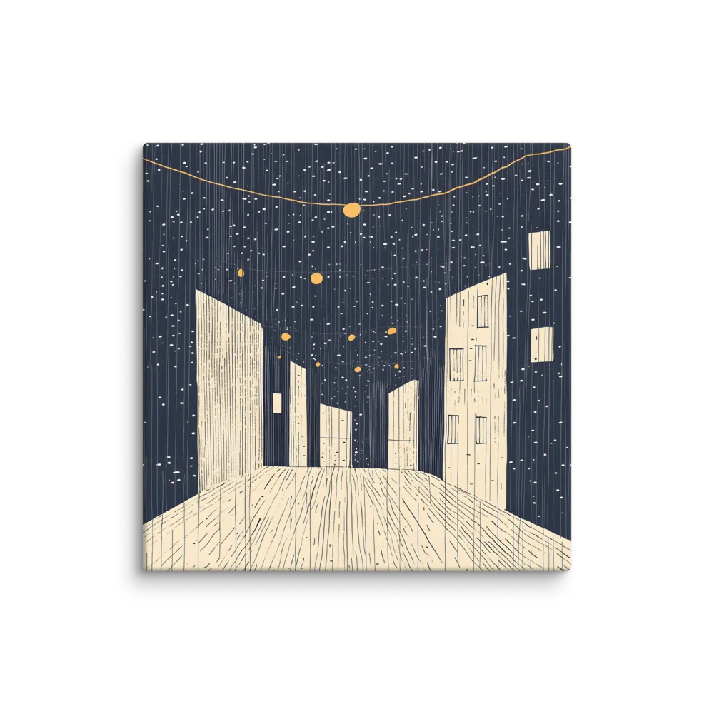 Under the Starry Canvas | Canvas | 37″×37″