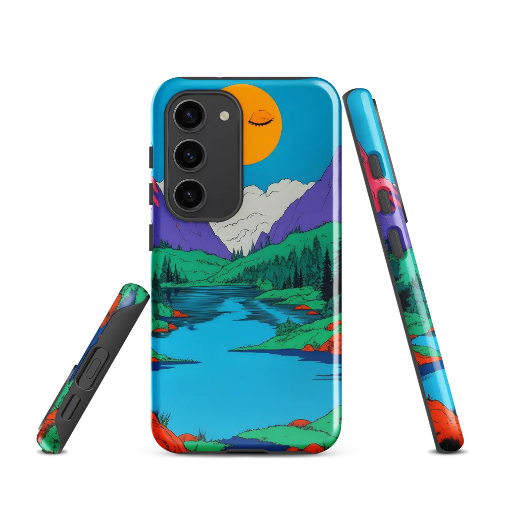 Whimsical Serenity in Vibrant Colors