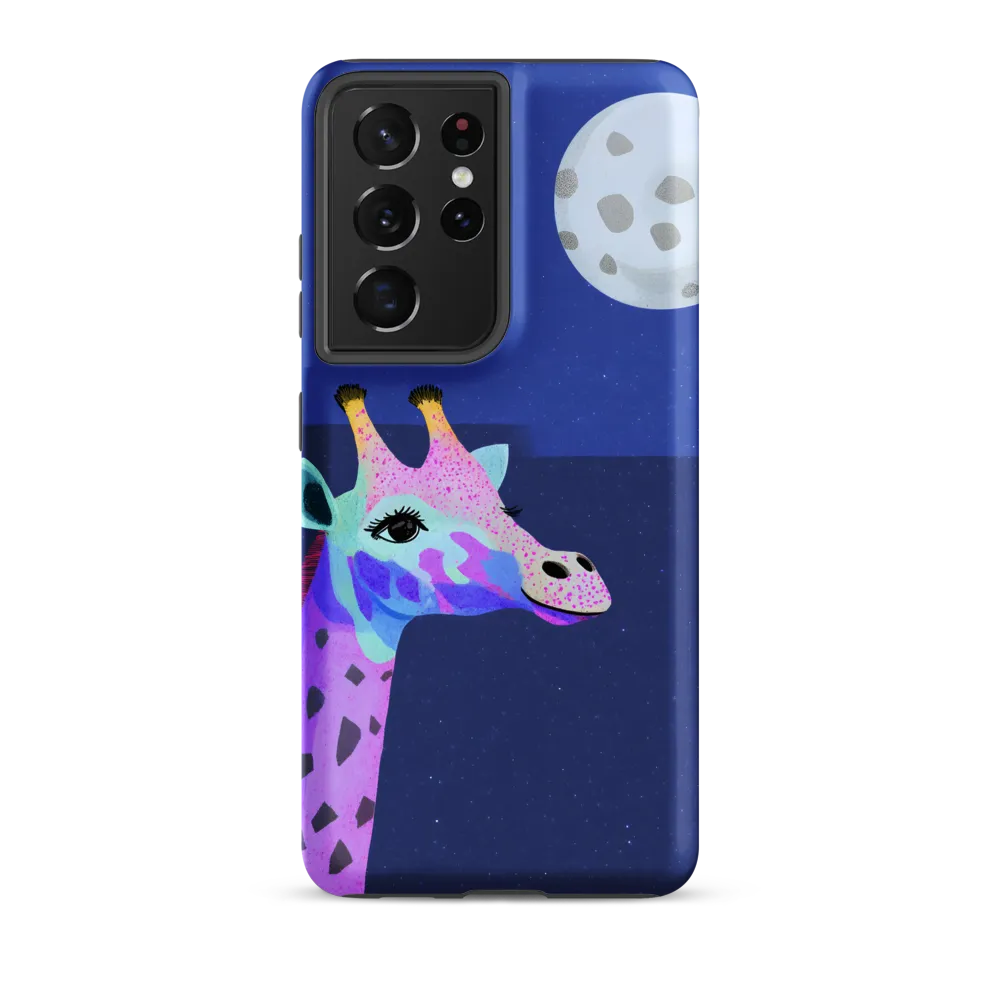 Whimsical Giraffe Under the Stars