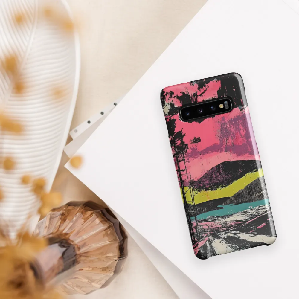 Vibrant Horizons: A Landscape in Contrast