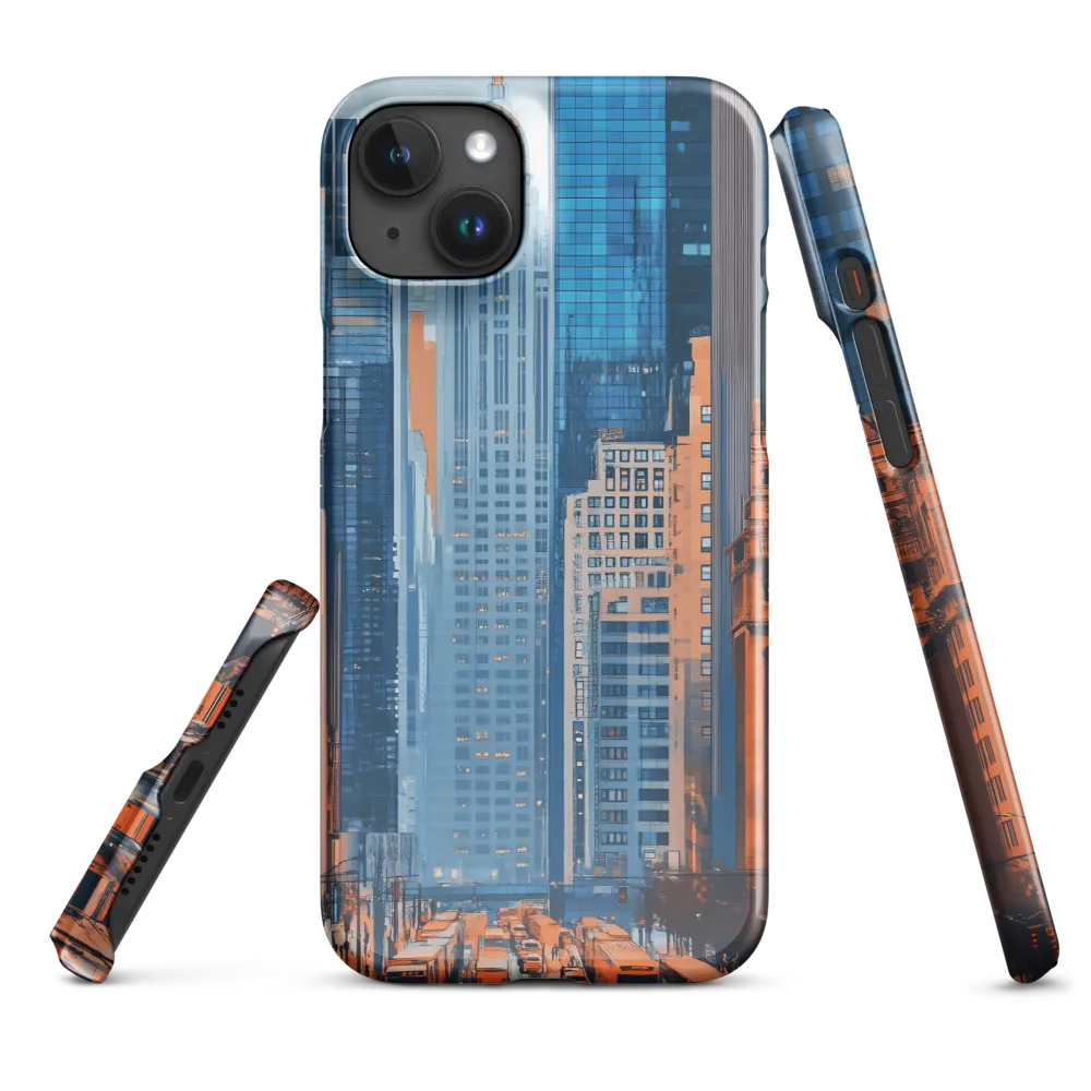 Urban Symphony in Blue and Orange