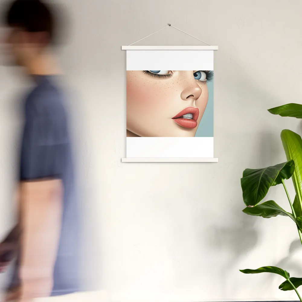 Intriguing Elegance | Poster With White Wood Hanger | 18″×24″