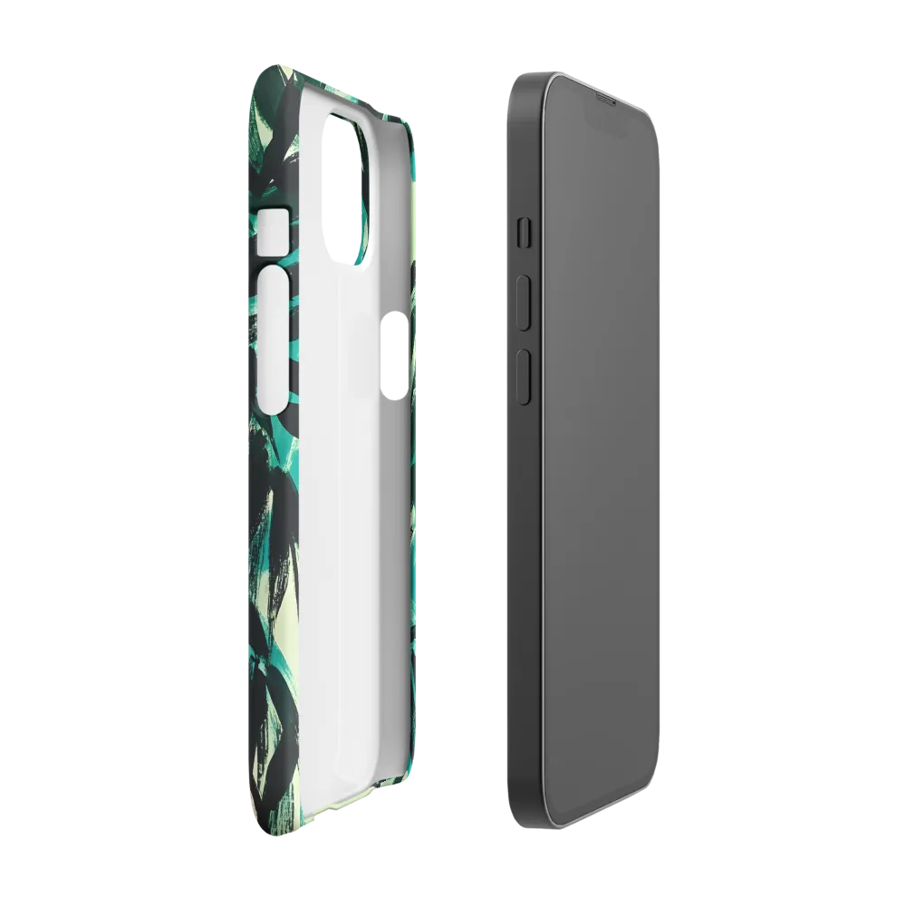 Curious Giraffe in Lush Greenery | Phone Case |  13 | Snap Case | Matte