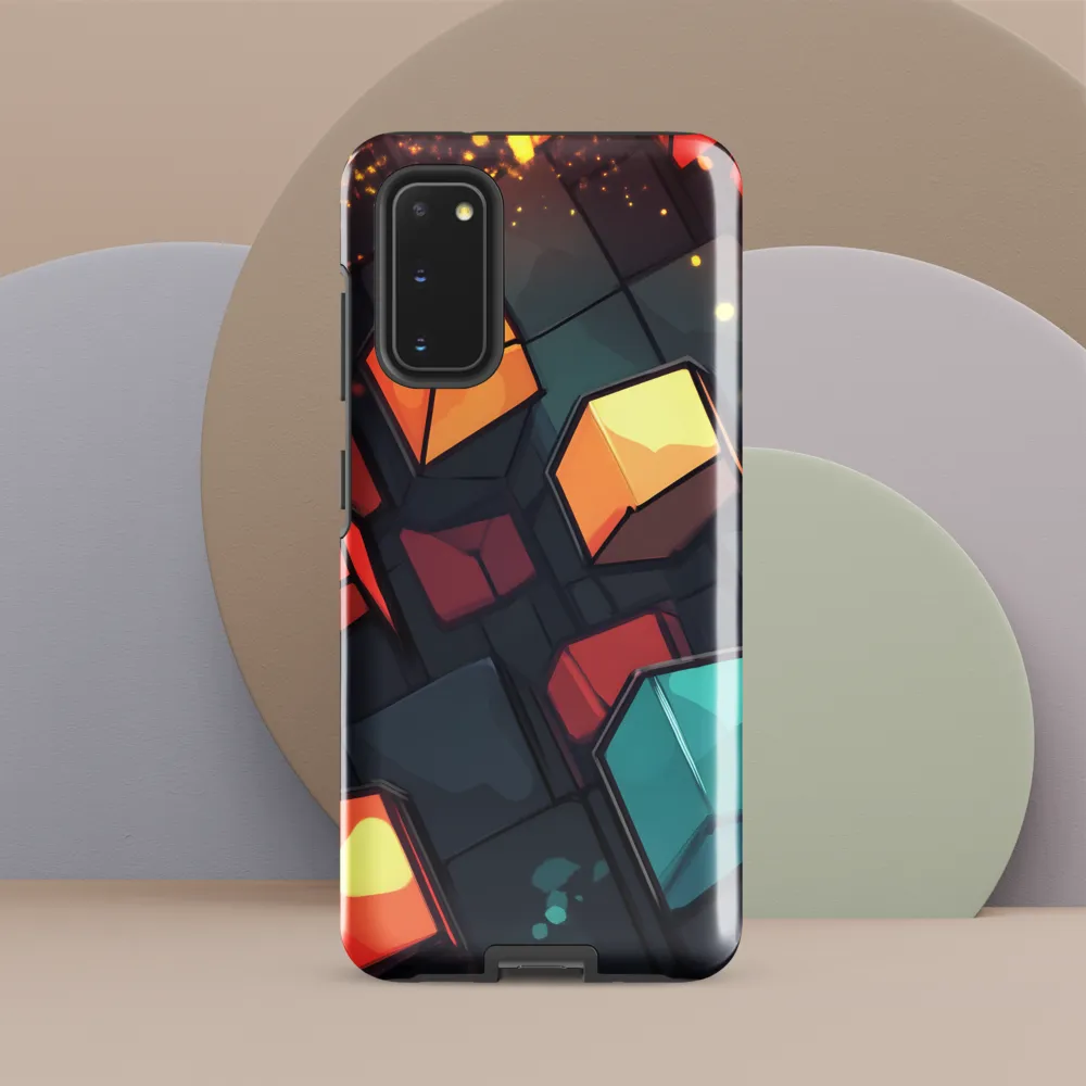 Illuminated Geometry | Phone Case |  S20 | Tough Case | Glossy
