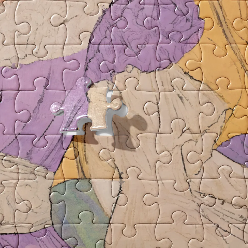 Elegance Under the Umbrella | Jigsaw Puzzle | 252/520 pieces