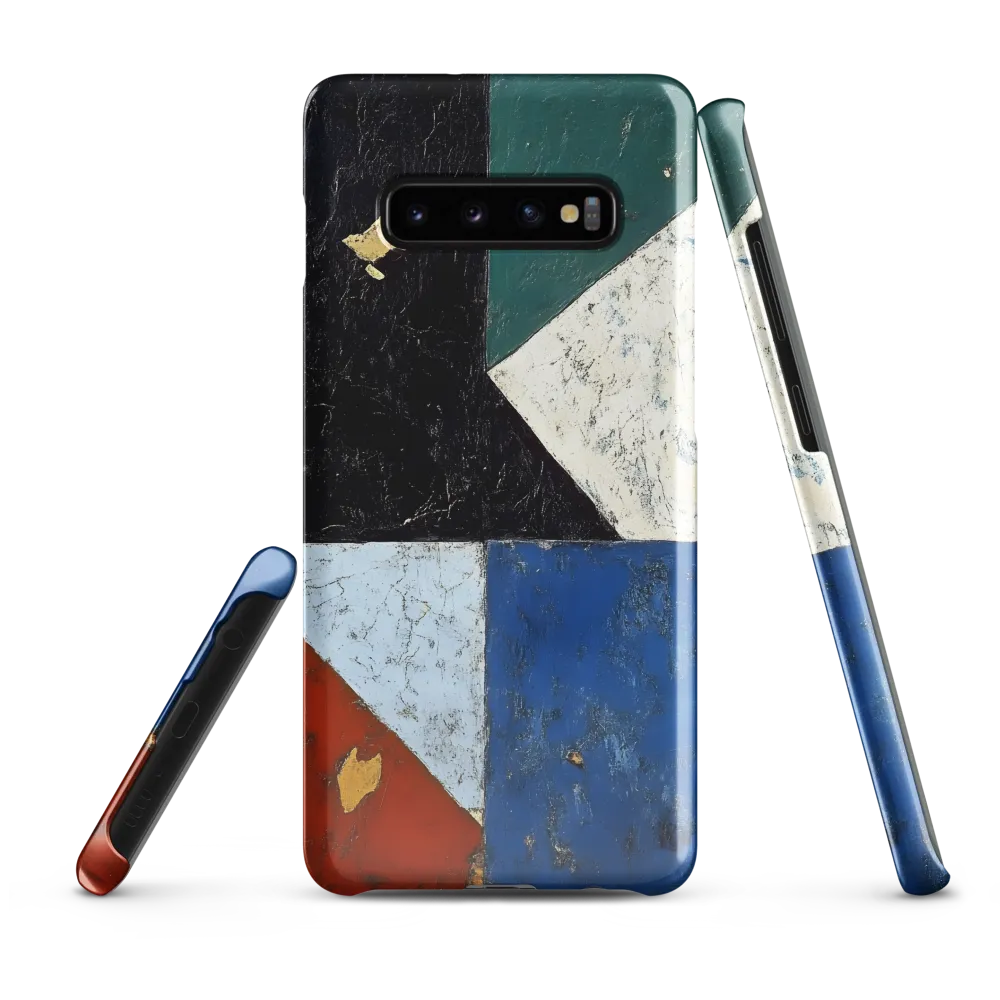 Geometric Tension: An Abstract Exploration | Phone Case |  S10 Plus | Snap Case | Glossy