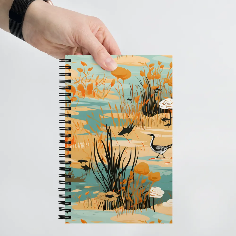 Whispers of the Wetlands | Spiral Notebook