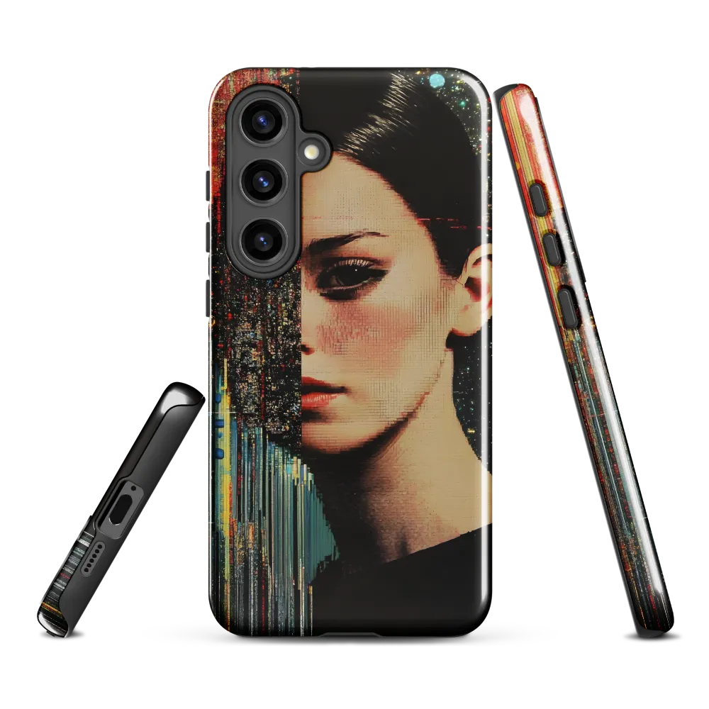 Half-Light: Glitched Portrait