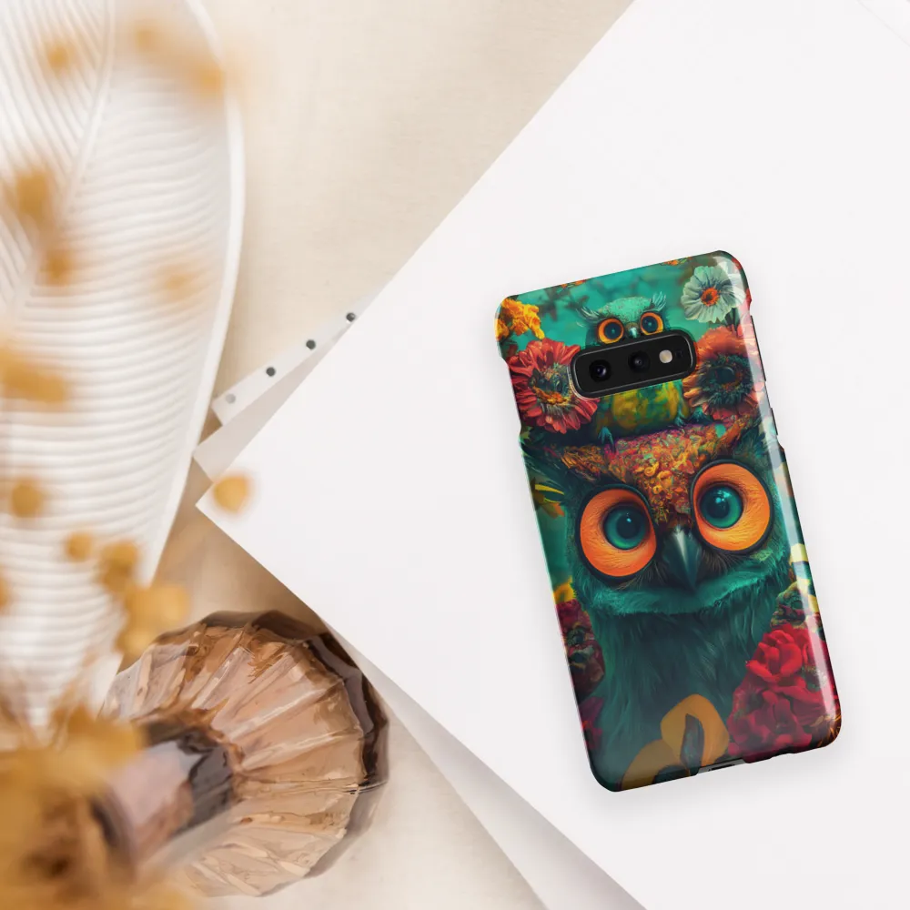 Majestic Harmony: The Floral Owl