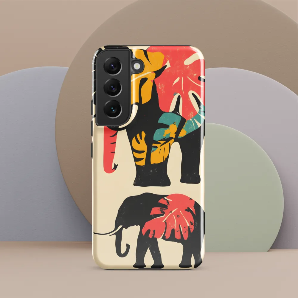 Tropical Elegance: The Elephant's Dance
