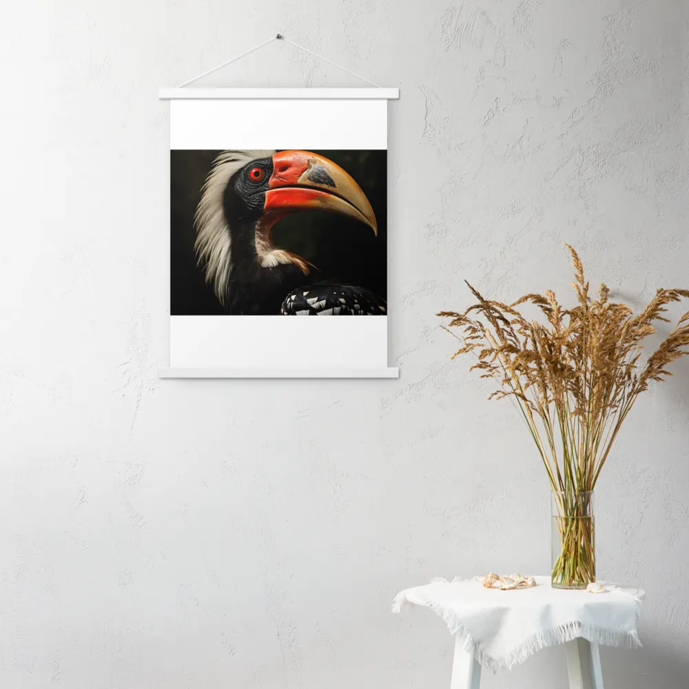 Majesty of the Hornbill | Poster With White Wood Hanger | 18″×24″