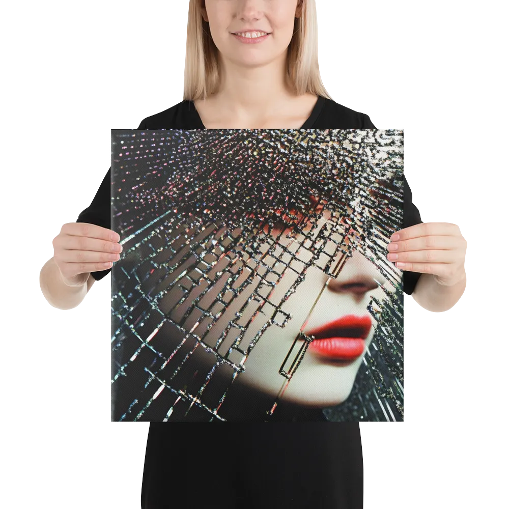 Fractured Identity | Canvas | 16″×16″