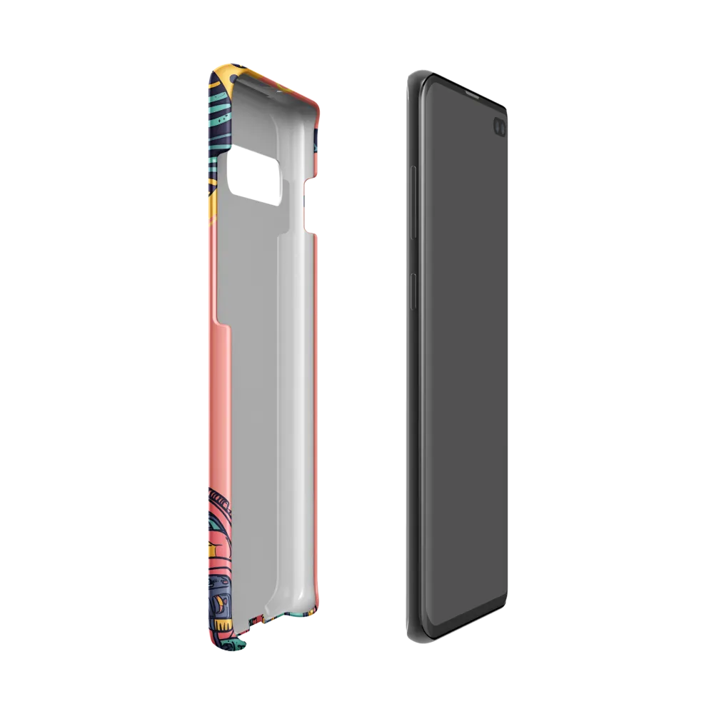 Exploration Beyond: A Digital Astronaut | Phone Case |  S10 | Snap Case | Matte
