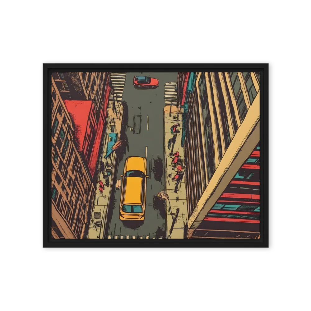 Urban Symphony | Canvas with Black Frame | 16″×20″