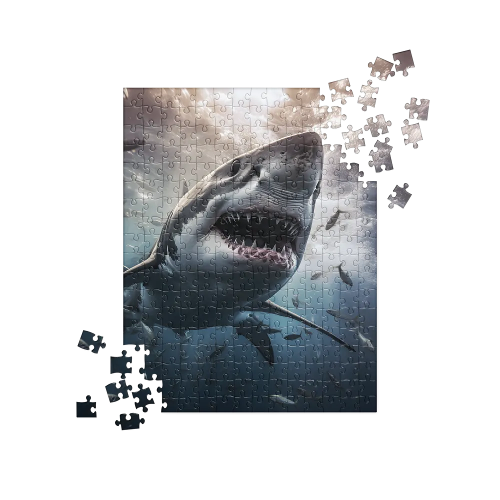 The Apex Predator: An Underwater Encounter | Jigsaw Puzzle | 252 pieces