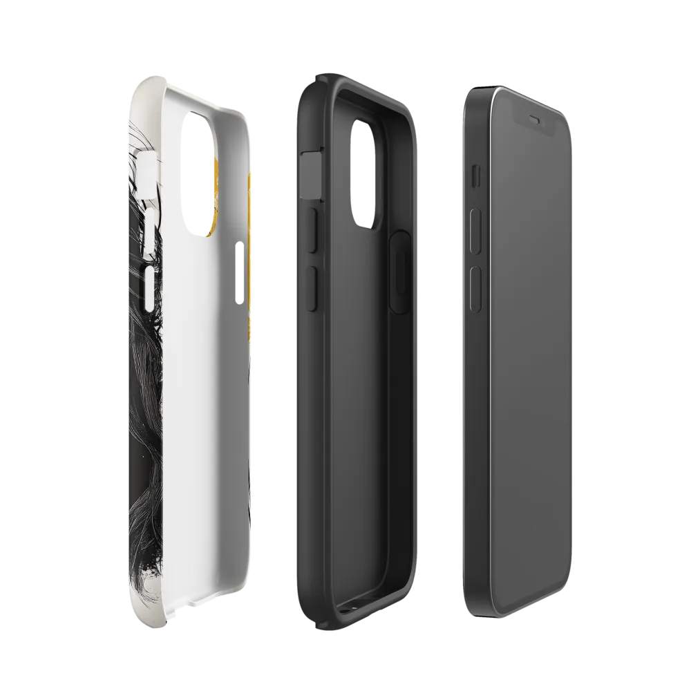 Whispers of Serenity | Phone Case |  12 mini | Tough Case | Glossy