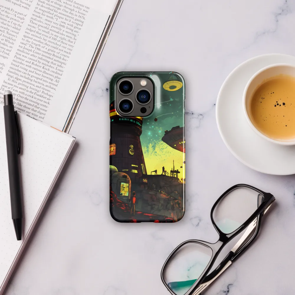 Futuristic Horizons: A Glimpse into Tomorrow | Phone Case |  14 Pro | Snap Case | Glossy