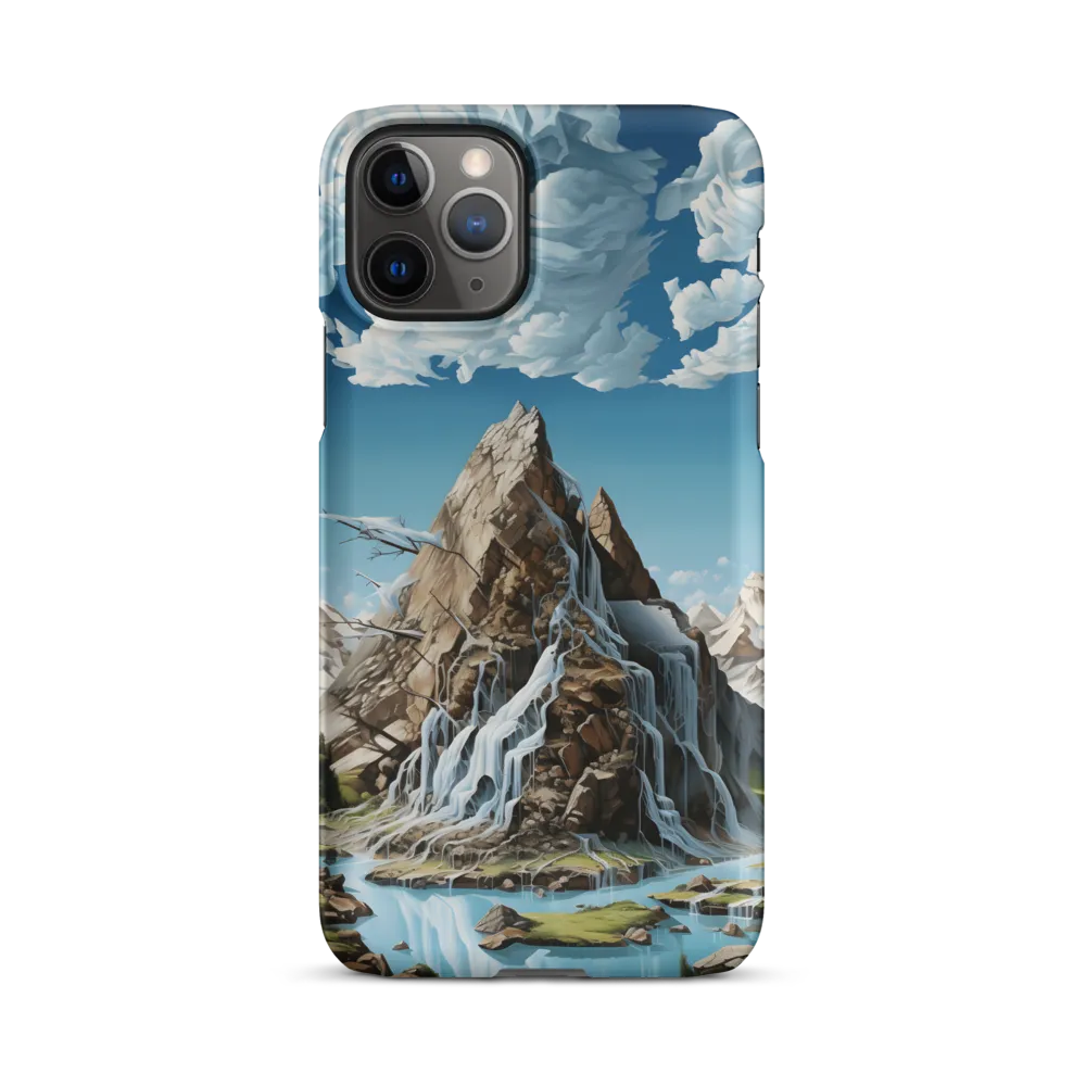 Majestic Cascade: A Mountain Masterpiece