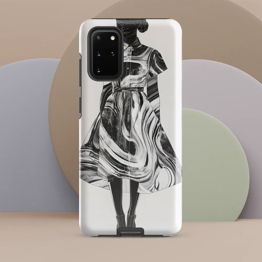 Whirls of Elegance: A Contemporary Fashion Design