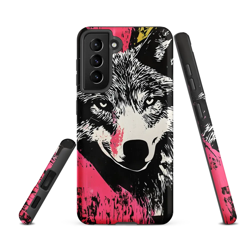 Intense Gaze of the Wolf
