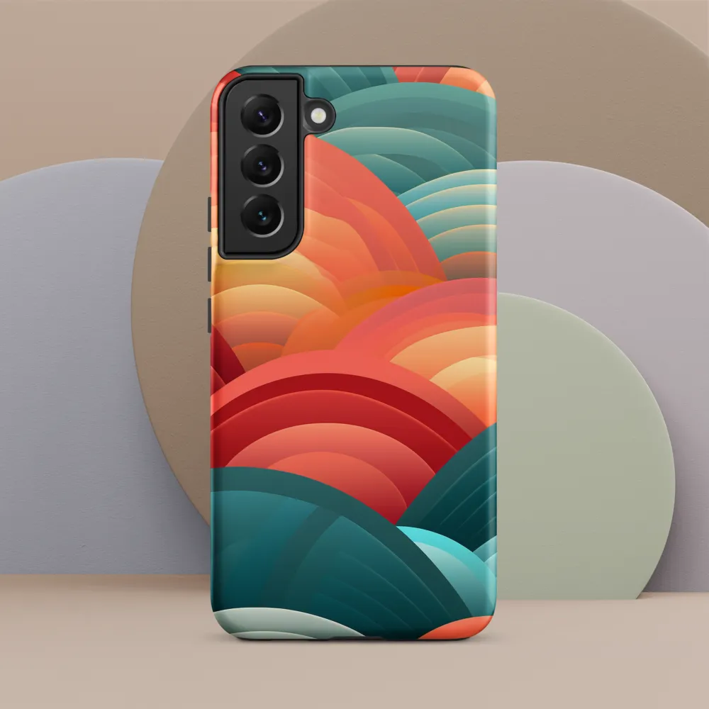 Rhythms of the Waves | Phone Case |  S22 Plus | Tough Case | Matte