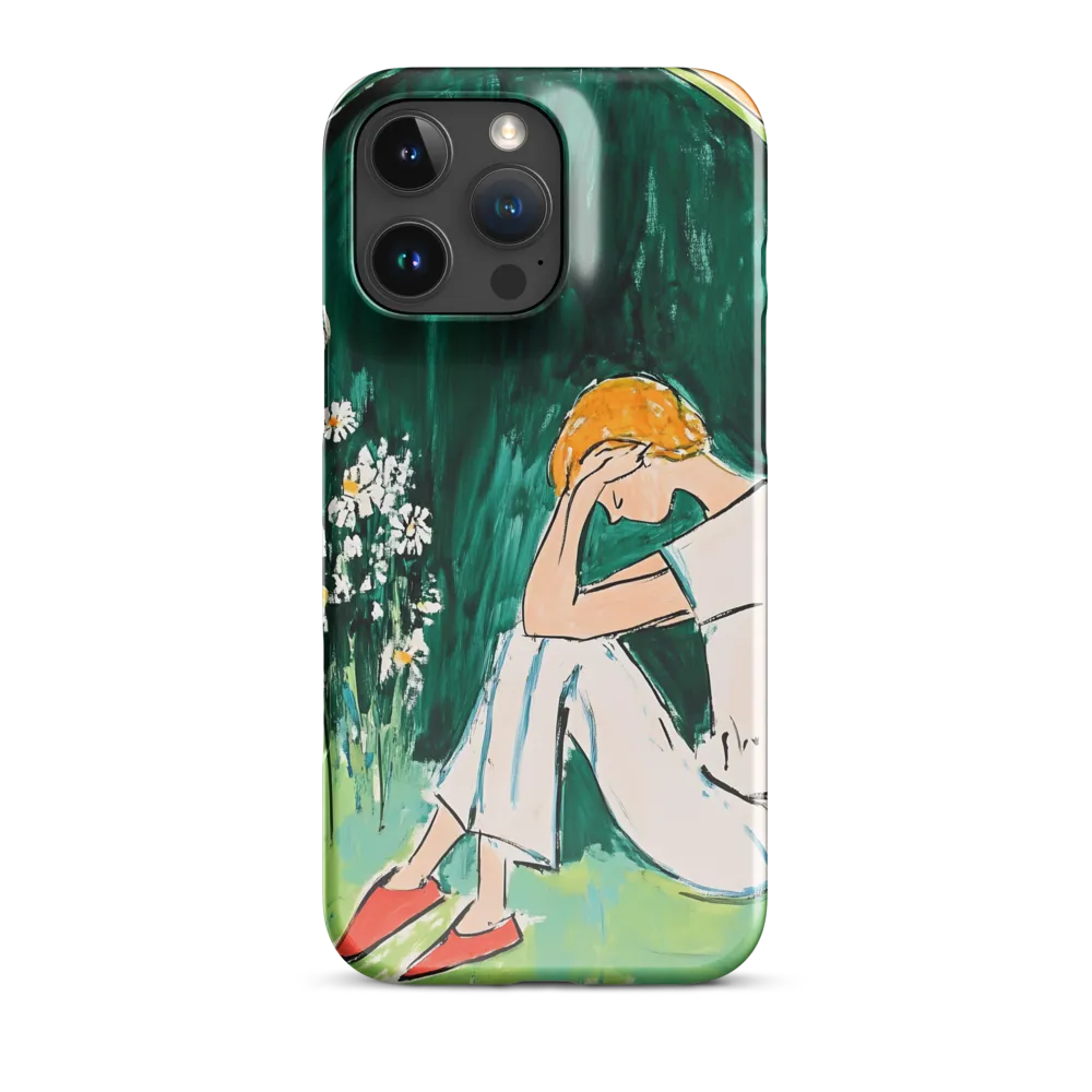 Silent Sorrow | Phone Case |  16 Pro Max | Snap Case | Glossy